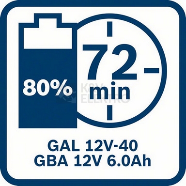 Obrázek produktu Akumulátor 12V 6Ah Bosch GBA 12V 6.0Ah 1.600.A00.X7H 1