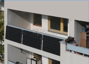 Obrázek produktu Fotovoltaický balkonový systém Haier V2.0 800/600W včetně panelů 2x 410Wp HMK1P-800D-FB 6