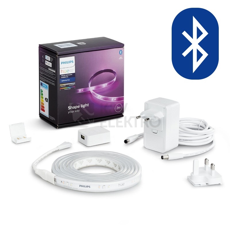 Obrázek produktu  Hue LED pásek White and Color Ambiance Lightstrips Plus Philips BT 8718699703424 25W 1600lm 2000-6500K RGB 2m 0