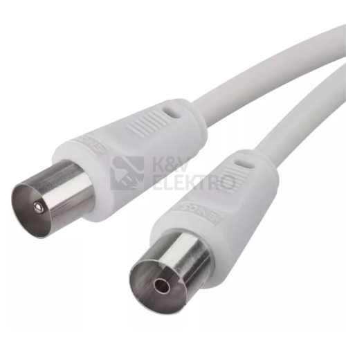  Anténní koaxiální kabel EMOS S30200 2,5m rovné koncovky